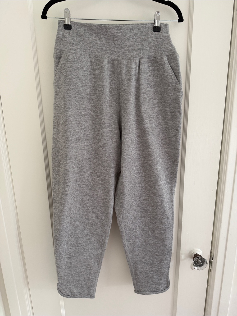 Carbon38 Heather Grey Athletic Jogger Pants